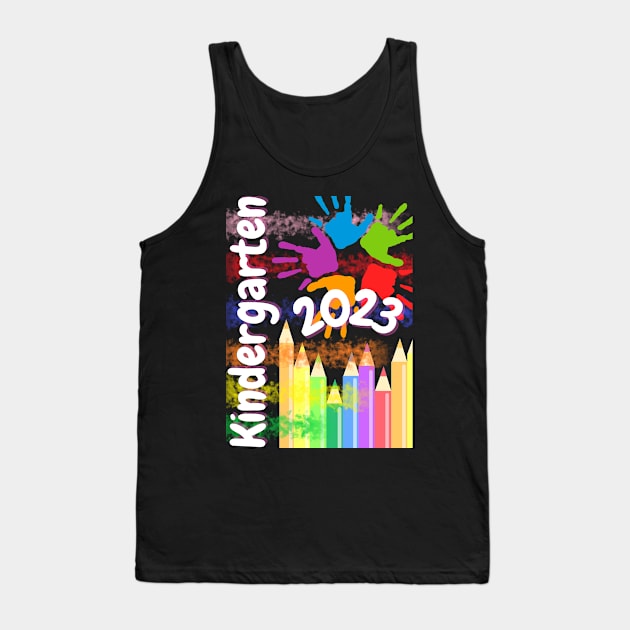 Kindergarten 2023 Tank Top by Jaxybear